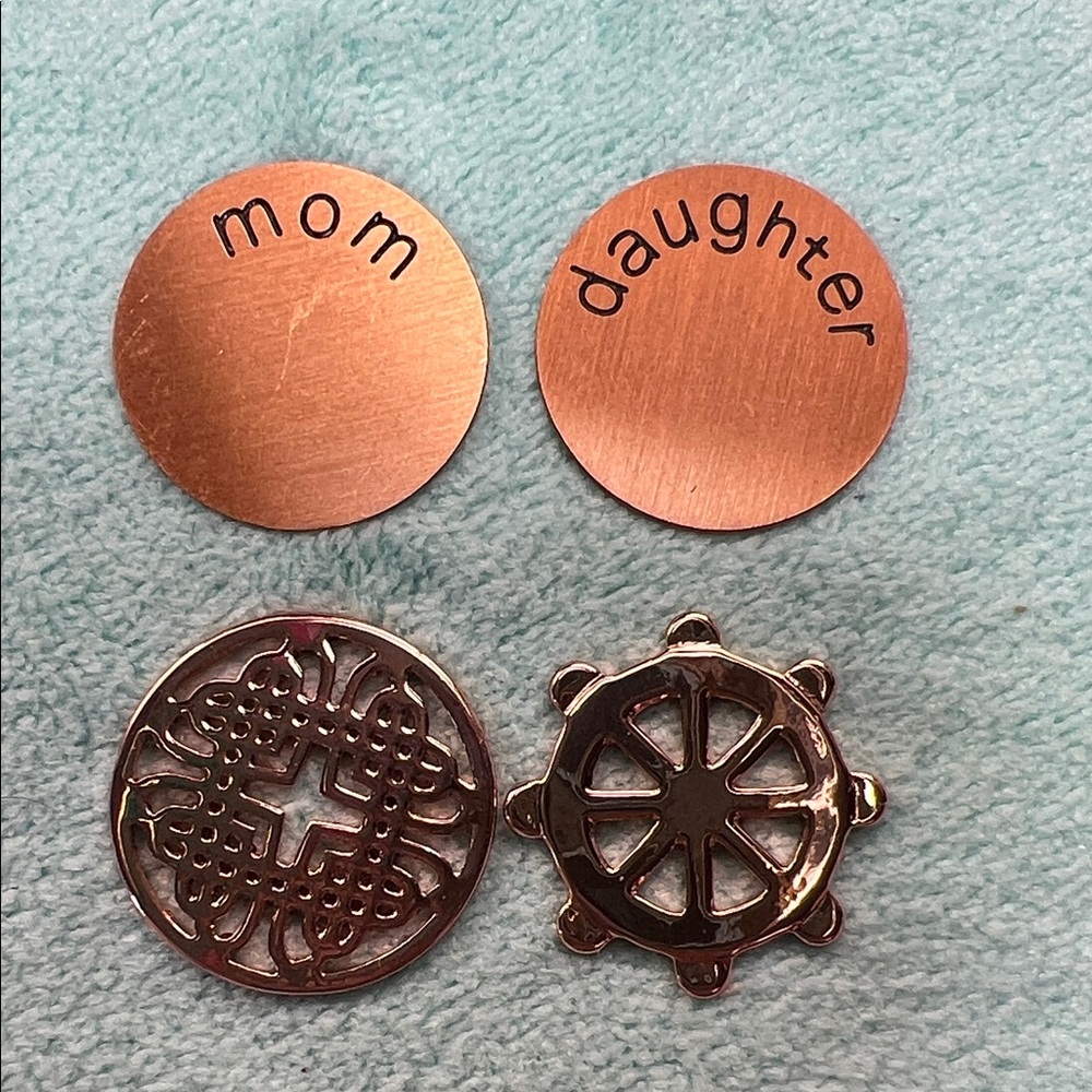 Floating locket Charm Coins